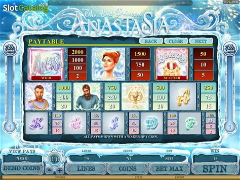 the lost princess anastasia casino|The Lost Princess Anastasia Online Casino Slot Game.